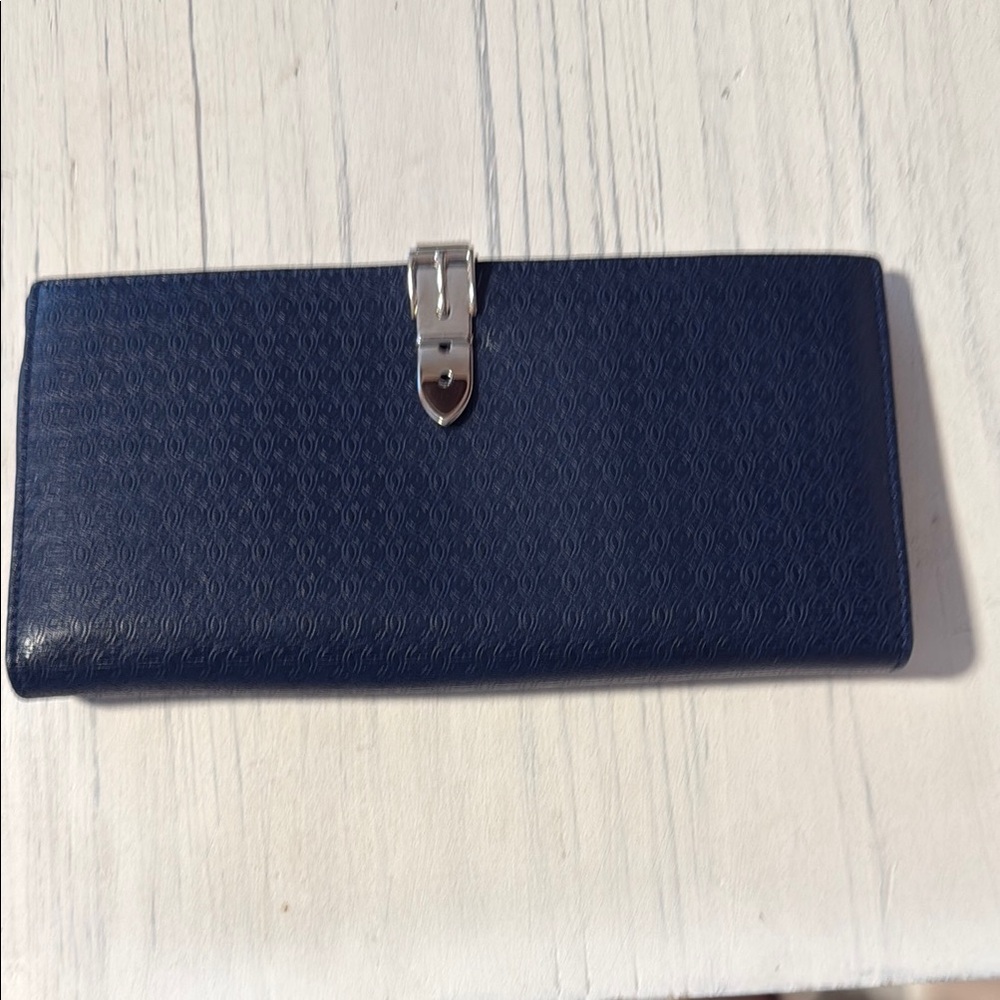 Gucci Navy Blue Clutch Wallet